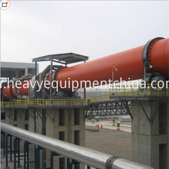Rotary kiln for quicklime